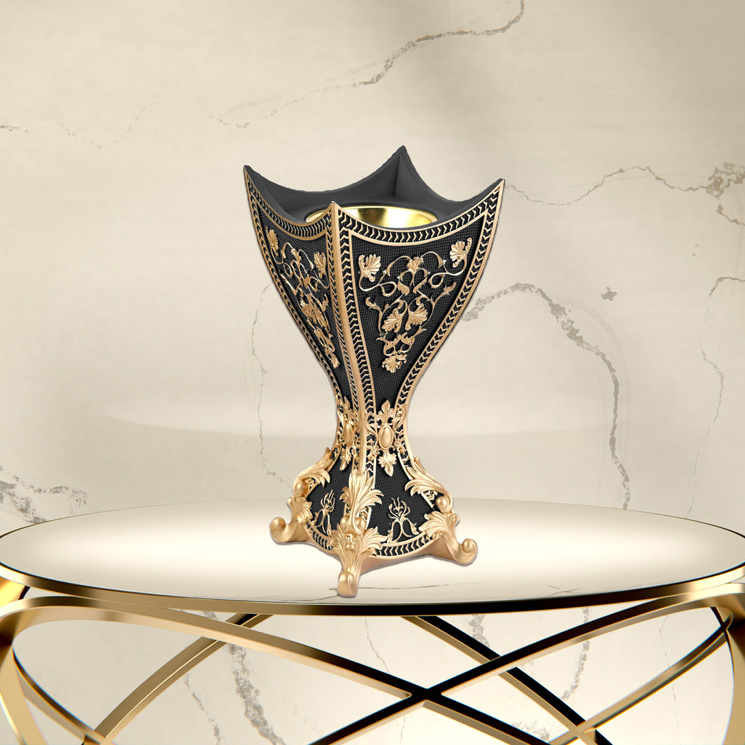 Black Bakhoor Oud Incense Burner