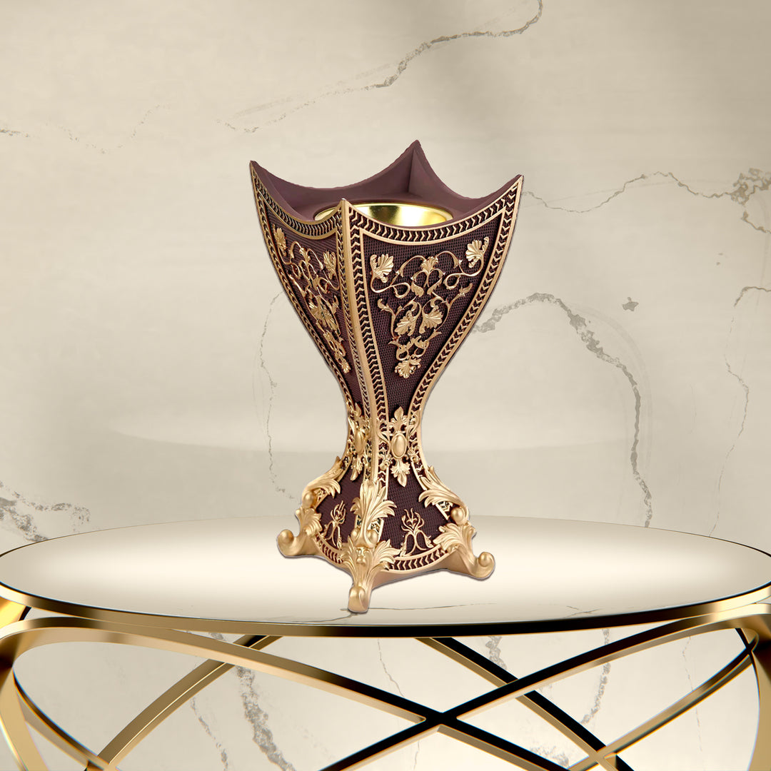 Brown Bakhoor Oud Incense Burner