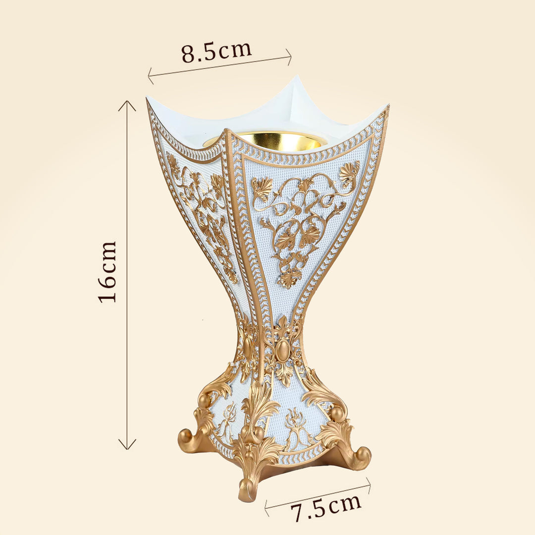 White Bakhoor Oud Incense Burner